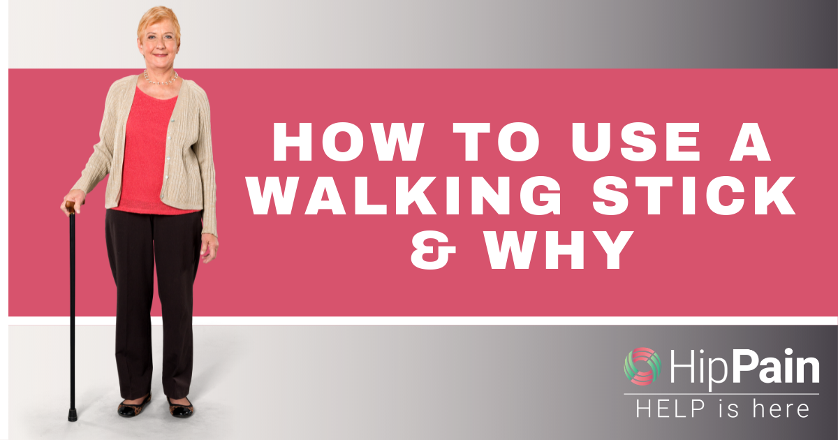 How to use a walking stick, and why you should use a walking stick