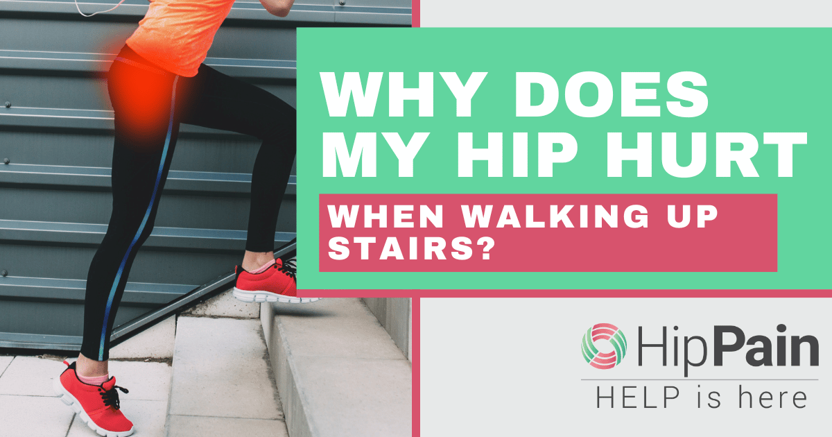 Why does my hip hurt when walking upstairs?